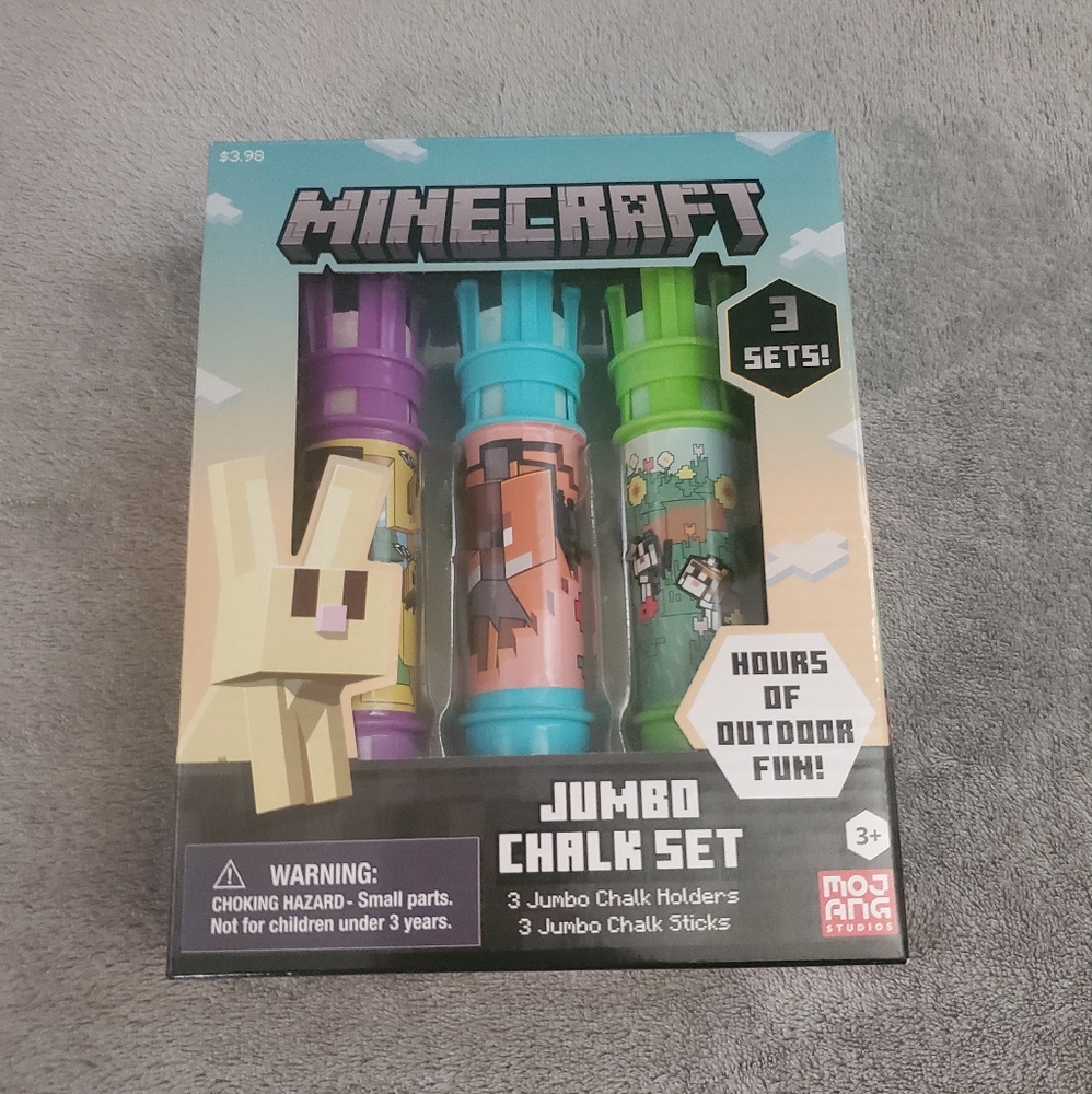 MINECRAFT Jumbo Chalk Set